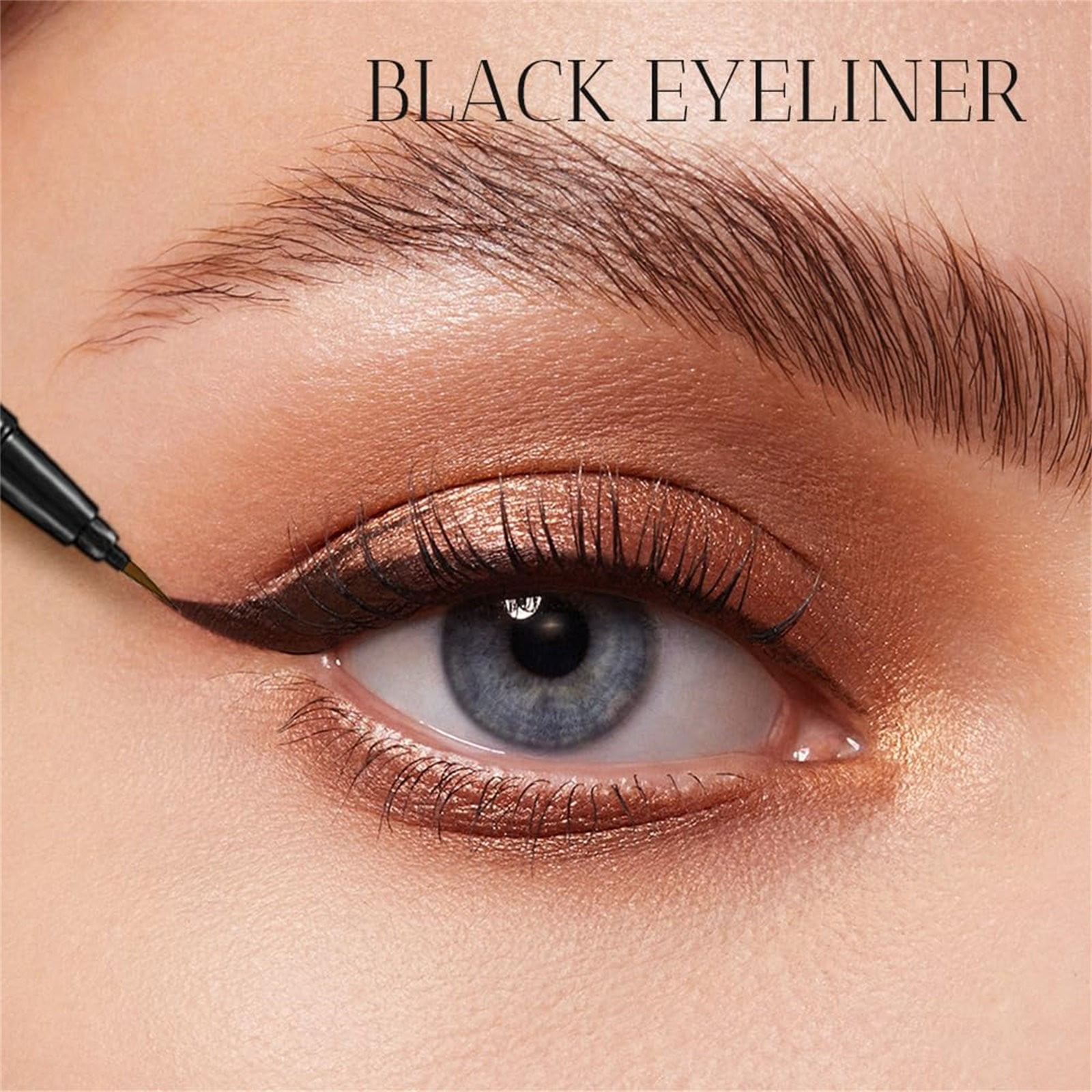 Lásh Glue Liner Pen – Waterproof EyéLásh Glue Pen with Applicator, Latex Free Lásh Glue Liner Pen for False Láshes, Face Jewels & Glitter, Strong All-Day Hold, Smudge-Proof 1PC*3 Makeup Organizers