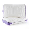 thumbnail image 1 of Almohadas HOMELAB ajustables de espuma viscoelástica con efecto refrescante, tamaño king, paquete de 2, 1 of 8