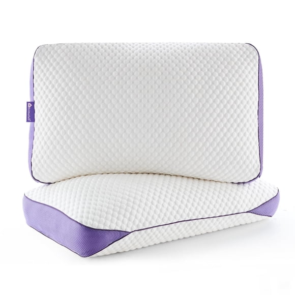 Almohadas HOMELAB ajustables de espuma viscoelástica con efecto refrescante, tamaño king, paquete de 2
