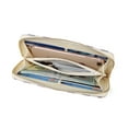 thumbnail image 3 of Daisy Rose Unisex Casual Continental Wallet, Cream, 3 of 6