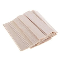 Unfinished Wooden Sticks Strips Wood Pieces for DIY Scrapbooking Supplies 90mm 30 Pieces 90mm