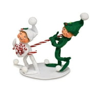 Annalee Naughty Candy Cane Elves, 5 inch Collectible Figurine