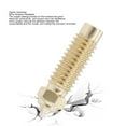thumbnail image 3 of 3D Printer Nozzle, Brass Sleek Inner Face High Hardness Hardened Nozzle Multifunctional  Compatibility 5PCS  for DIY, 3 of 7