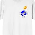 thumbnail image 3 of Space Jam 1996 Hoops & Toons Crew Neck Short Sleeve Men's White T-shirt-Medium, 3 of 5