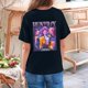 thumbnail image 3 of Moonsky Camisetas pop Hunt-ers de manga corta, jersey con estampado HUNTR/X, camisetas de verano, camisetas casuales holgadas para niñas, ropa gráfica Azul marino 120, 3 of 4