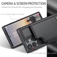 thumbnail image 3 of for Samsung Galaxy S24 Ultra Case with Card Holder, Wallet Case for Women Men with RFID Blocking, Durable Leather Kickstand Magnetic Clasp Shockproof Phone Case for Samsung Galaxy S24 Ultra, 3 of 11