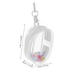 thumbnail image 2 of OULII Vitrine Transparente pour Figurines Vitrine Poupée PVC Blanc 1 Ensemble pour Rangement Usage Quotidien, 2 of 8