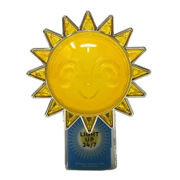 Bath and Body Works Smiling Sun Nightlight Wallflowers Fragrance Plug