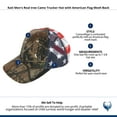 thumbnail image 4 of Kati  Real tree Camo Trucker Hat with American Flag Mesh Back (Men), 4 of 4