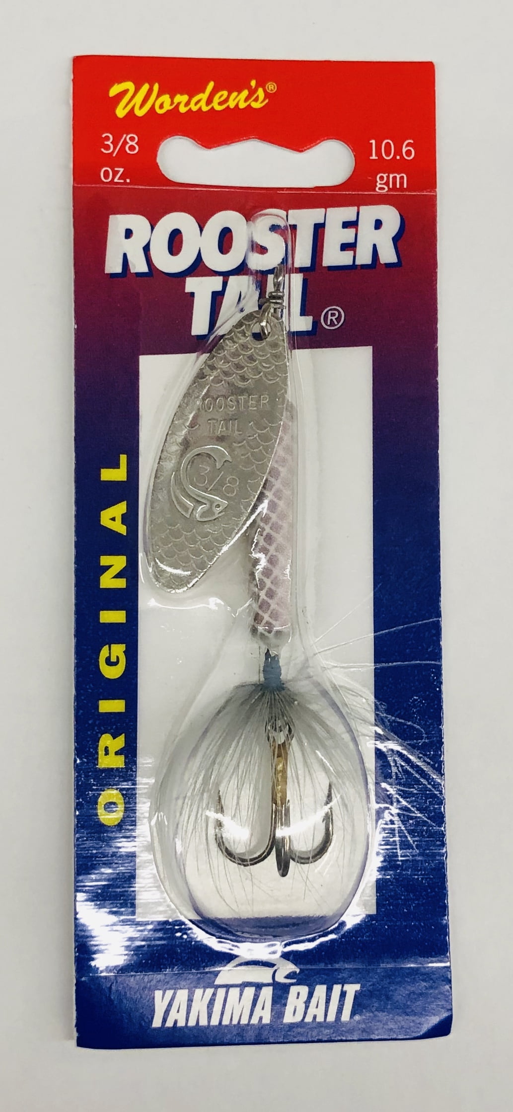 Yakima Bait Worden's Original Rooster Tail Fishing Lure, Gray Minnow, 3