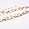 thumbnail image 4 of Collar para mujer, joyería para mujer, collar vintage de metal dorado multicapa, joyería para mujer, collar de aleación, 4 of 5
