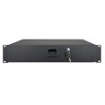 thumbnail image 2 of Penn Elcom 3232LK Standard Sliding Steel Rack Drawer for 2 Rack Spaces (2U) with Slam Latch & Key Lock, 14 Inch Deep Gear Storage, 2 of 4