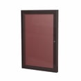 thumbnail image 2 of Ghent's Vinyl 24" x 18" 1 Door Enclosed Letterboard in Black, 2 of 4