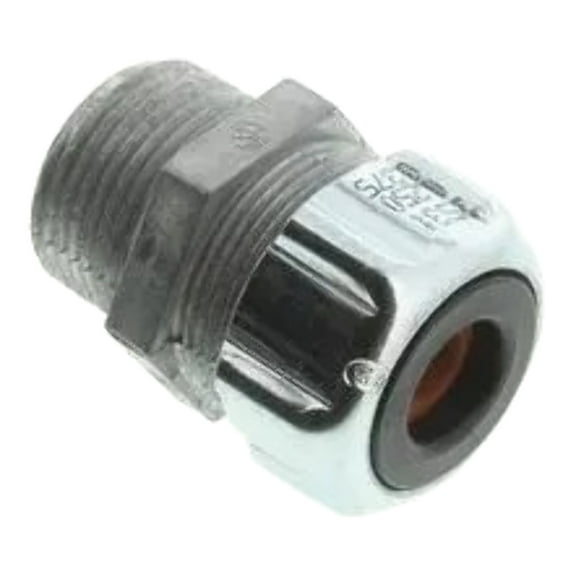 2531 Cable Gland, 3/4 NPT, Steel, Metallic