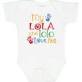 thumbnail image 3 of Inktastic My Lola and Lolo Love Me Grandchild Boys or Girls Baby Bodysuit, 3 of 5