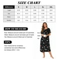 thumbnail image 4 of Loritta Women's Nightgown Summer Soft Short Sleeve Round Neck Casual Sleepshirt with Hair Rope Mother's Day Gift, S-2XL, 4 of 6