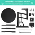 thumbnail image 3 of GloryStar Electric Hydraulic Lift Dog Grooming Table, 24 Inch Professional Pet Bathing Accessory Featuring Rotating Desktop, Overhead Arm, Foot Remote, Tool Organizer, 250 lbs Capacity, 3 of 6