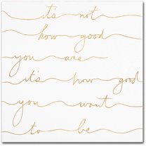 Trademark Fine Art "How Good Gold" Canvas Art by Lisa Powell Braun