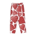 thumbnail image 4 of Xecao Hearts Women's Straight Lounge Pajama Pants: The Epitome of Relaxed Sleepwear, 4 of 9