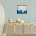 thumbnail image 3 of Stupell Industries Sailboat Fleet on Ocean Coastal Painting Gray Floater Framed Canvas Art Print Wall Art, 21 x 17, 3 of 10