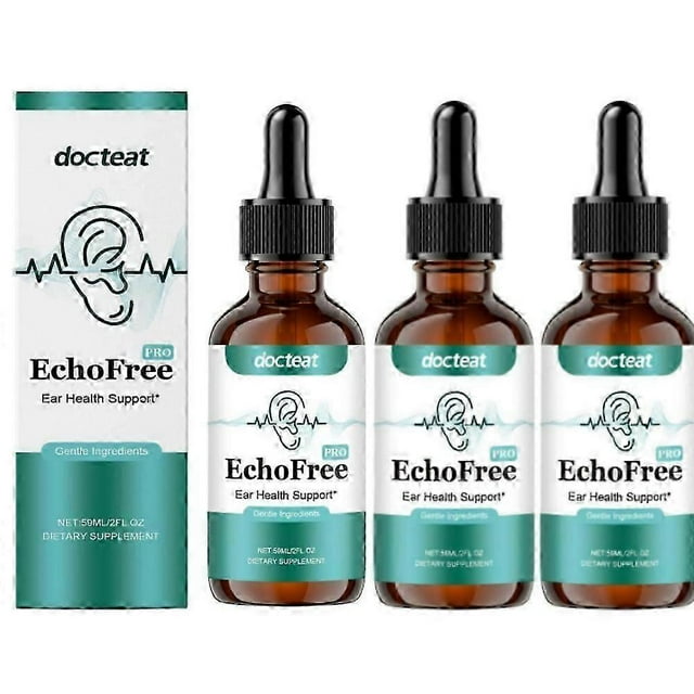 1/2/3x Tinnitus Relief Drops Echofree Ear Health Support