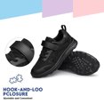 thumbnail image 6 of vibdiv Boys Girls School Shoes Kids Sneakers Athletic Running Tennis Walking Shoes Black Toddler Size 7, 6 of 7