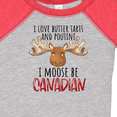 thumbnail image 4 of Inktastic I Love Butter Tarts and Poutine I Moose Be Canadian Pun Boys or Girls Baby Bodysuit, 4 of 5