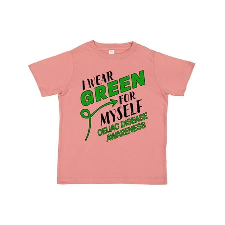 

Inktastic I Wear Green for Myself- Celiac Disease Awareness Gift Toddler Boy or Toddler Girl T-Shirt