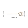 thumbnail image 2 of Uxcell Metal Cocktail Toothpicks Circle Shape Drink Pick Cocktail Skewer 6Pack(Rose Gold), 2 of 8