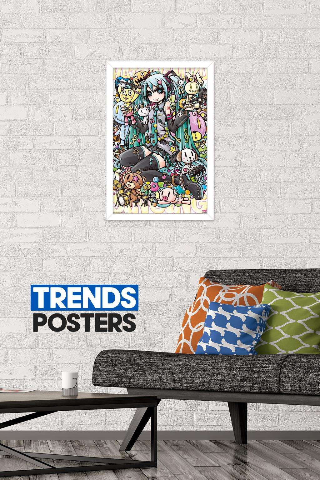 Hatsune Miku - Toys Wall Poster, 14.725" x 22.375", Framed
