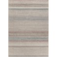 thumbnail image 1 of LR Resources DUNEC81666BSM5272 Tapis Rectangle à Rayures en Détresse - Multi Couleur, 1 of 1