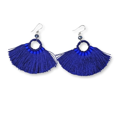 Thread Fringe Bohemian Tassel Dangle Drop Earring