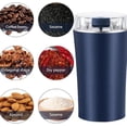 thumbnail image 6 of Household Superfine Grinder, Multi-grain Blending & Powdering Machine, Electric Spice Grinder, for Coffee Beans Spices Seasoning Pepper Herbs Nuts Seed Grain (1, blue), 6 of 7