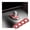 Red, variant on 4pcs Car Inner Door Lock Covers, Rhinestone Pull Rod Bolt Decoration Stickers, Auto Universal Sparkly Door Bolt Cap