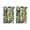 Palm Le, variant on Hawaiian Floral & Tropical Leaf 2-Piece Kitchen Curtains 27.5x36 Inch Colorful Exotic Design Panels
