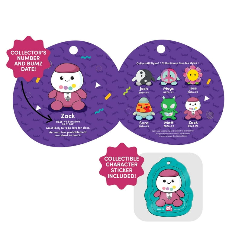 BumBumz 4.5-inch BreakfastBumz Plush 5-Pack - Blueberry Muffin Melissa, Coffee Colton, Toast with Rainbow Jam Timothy, Cereal Cyrus, and Strawberry BumBumz 4.5-inch BreakfastBumz Plush 5-Pack - Blueberry Muffin Melissa, Coffee Colton, Toast with Rainbow Jam Timothy, Cereal Cyrus, and Strawberry
