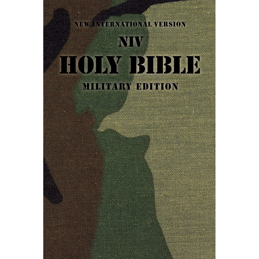 NIV Holy Bible Military EditionCamo Softcover