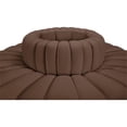 thumbnail image 4 of Meridian Furniture Arc Brown Vegan Leather Modular Sectional, 4 of 8