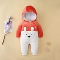 thumbnail image 2 of Odeerbi Baby Girls Boys Clothes Baby Rompers Toddler Color Plush Cute Cartoon Winter Thick Keep Warm Jumpsuit Romper, 2 of 5