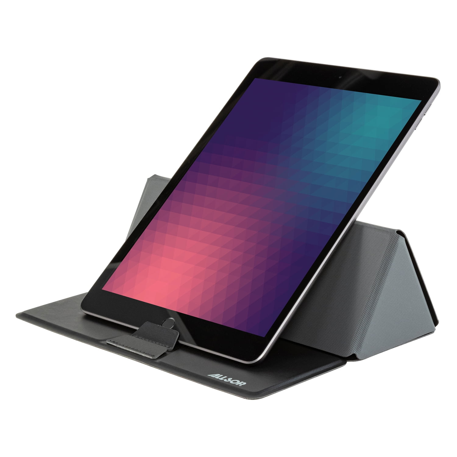 9.5 in. x 14.5 in. x 3 in. Foldio Laptop and Tablet Stand Supports 7 lb - Black