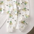 thumbnail image 4 of TOWED22 Baby Boy Clothes 3 6 12 18 24 Months 3T 4T 5T Fall Winter Outfit Embroidery Long Sleeve Romper Pants Set Size:11-12 Y,Color:White, 4 of 5