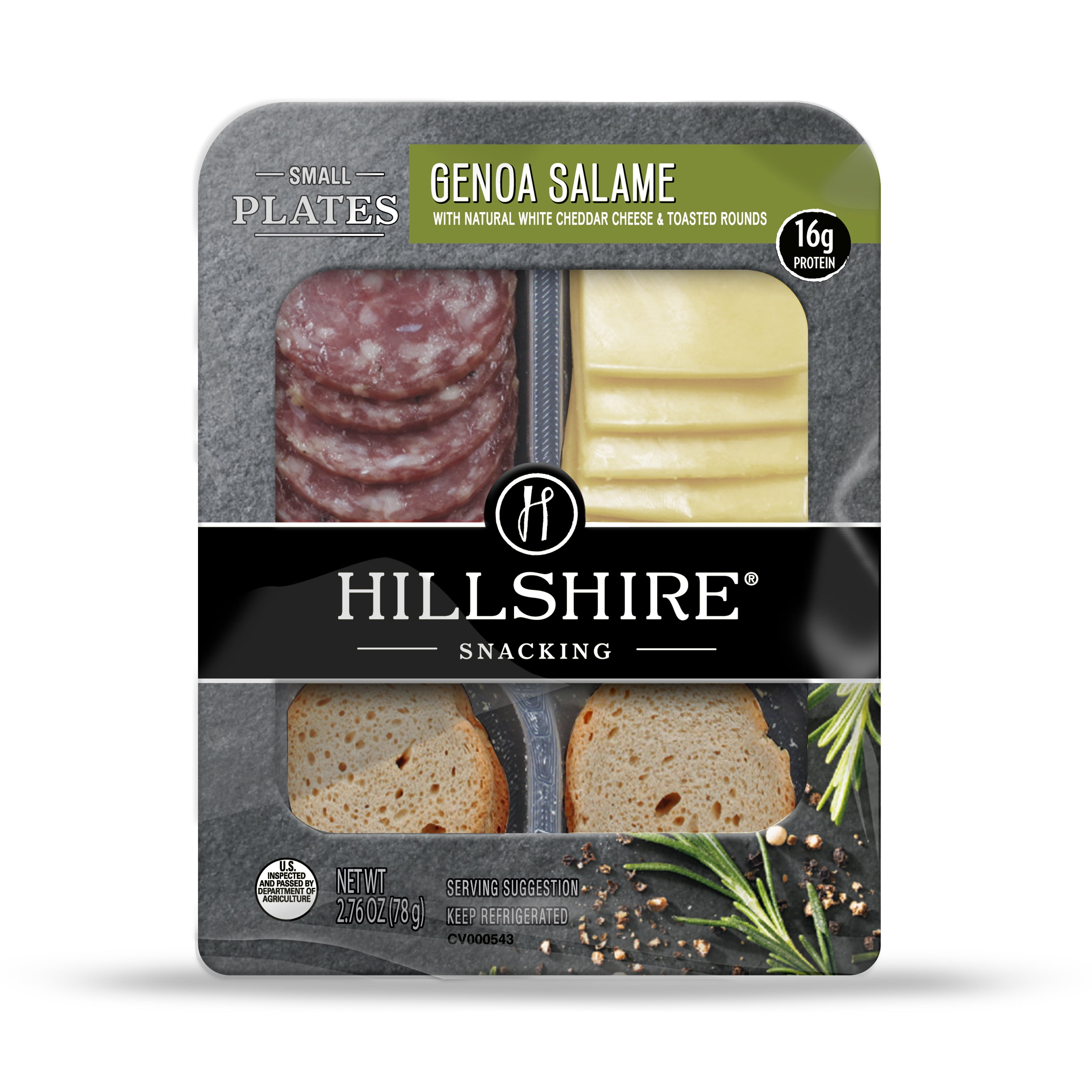 Hillshire® Snacking Small Plates, Genoa Salame Deli Lunch Meat and
