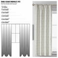 thumbnail image 6 of Mainstays Jacquard Blackout Panel Pair, Set of 2 Curtains, Grey Lattice, 37" W x 63" L, 6 of 8
