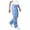Light Blue, variant on ITSAME Boys Cargo Pants, Multi-Pocket Straight Leg Elastic Waist Kids Loose Casual Full Length Pants Blue Size 14-15