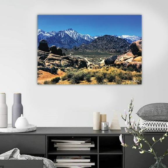 Peaks Road by photographer Steven A. Heller - 14"x14" Canvas Artwork 16 x 20