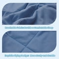 thumbnail image 5 of Vccoem Cooling Comforter Queen Size, Cooling Blanket for Hot Sleepers & Night Sweats, Lightweight Comforter for Summer with Dual-Sided Cool Tech, Soft Breathable Smooth Blanket, 90" x 90", Dark Blue, 5 of 8