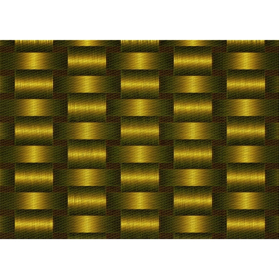 Ahgly Company Indoor Rectangle Patterned Black Bean Brown Area Rugs, 3' x 5'