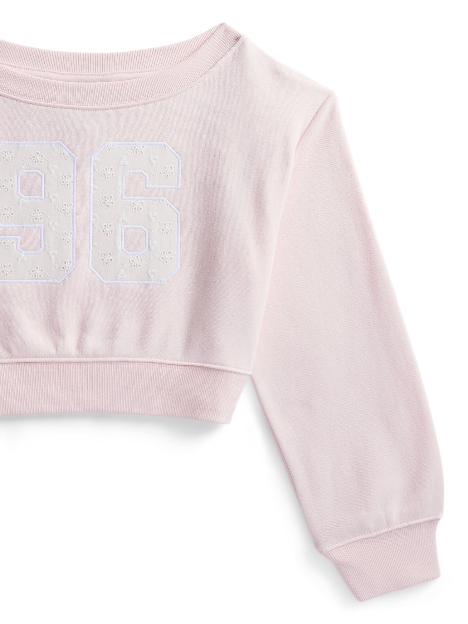 Weekend Academy Girls Fleece Sweatshirt with Long Sleeves, Sizes 4-18