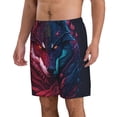 thumbnail image 2 of Fotbe Cool Wolf Head Trajes de Baño Estampados para Hombre, Shorts de Verano de Secado Rápido, Ropa de Playa, Bañadores-3X-Large, 2 of 6