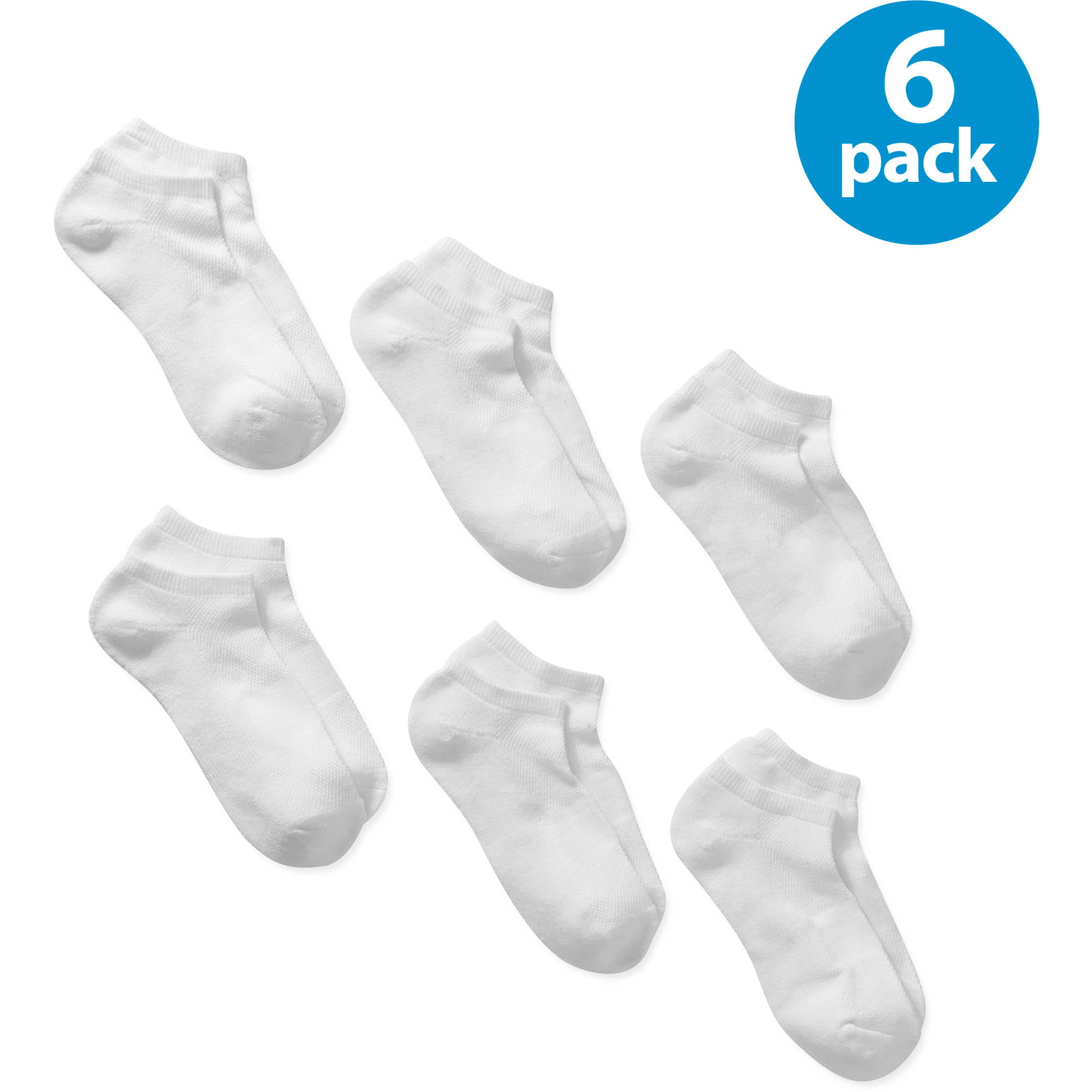 Assorted Mid-Cushion No Show with Arch Support & Mesh Ventilation 10 Pack